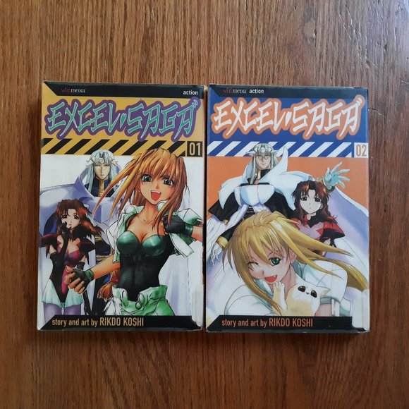 Excel Saga Manga Lot Volumes 1 and 2 - Picture 1 of 1